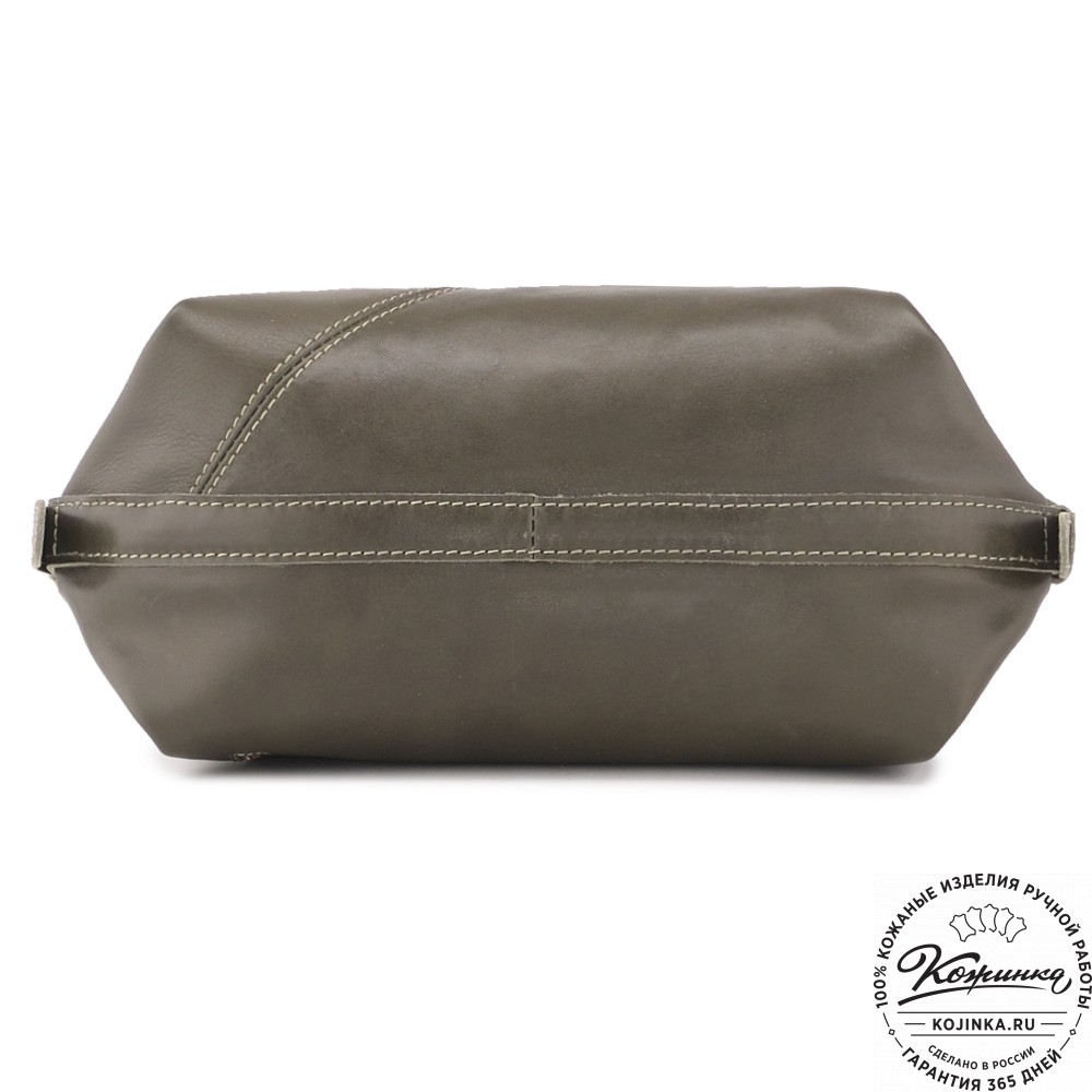  Женская кожаная сумка "Эмилия" (хаки)